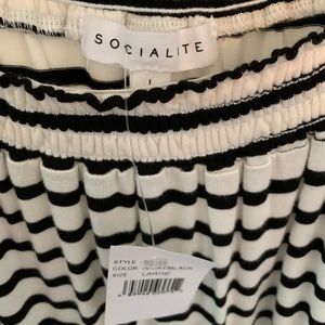 Black and white stripped dress